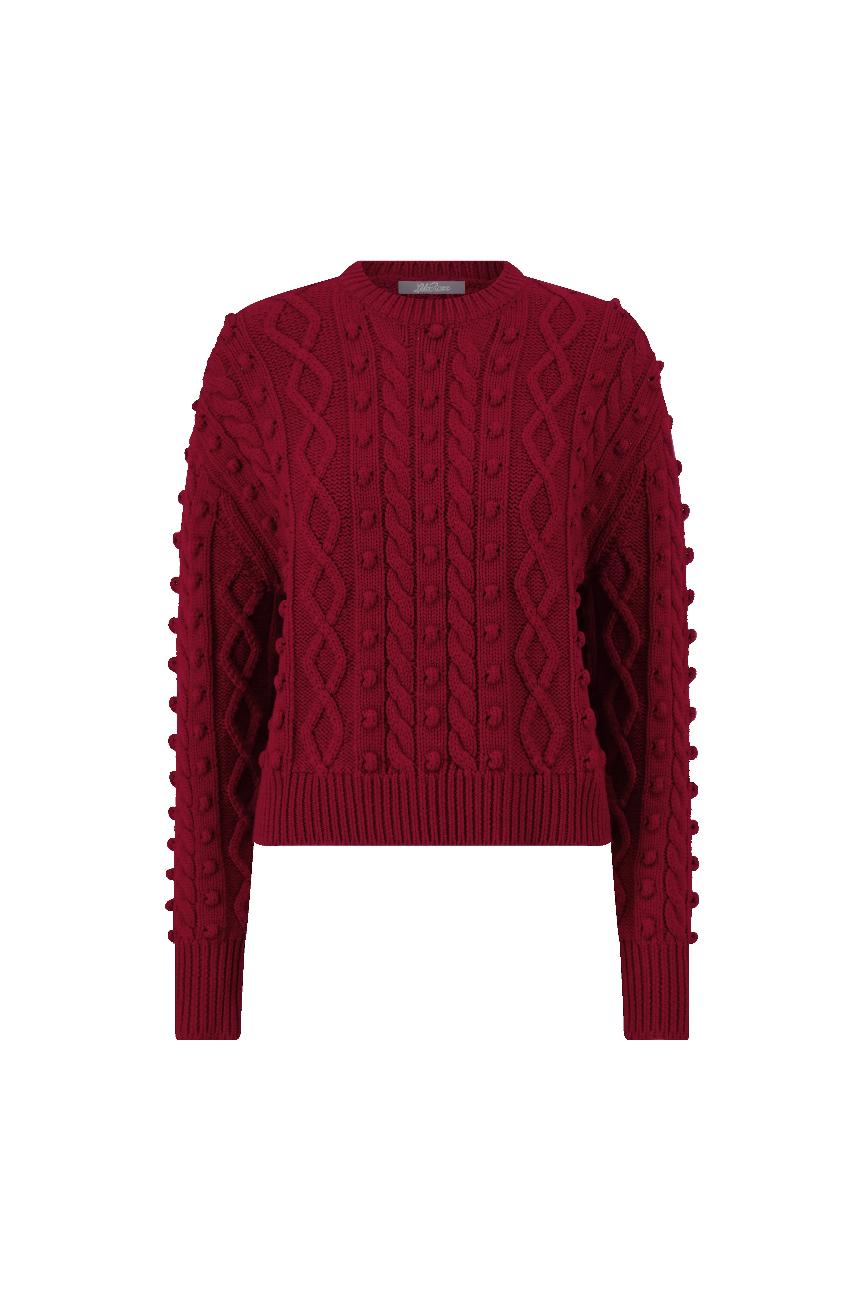 Cable Knit Pullover sold by Lela Rose product image thumbnail 5