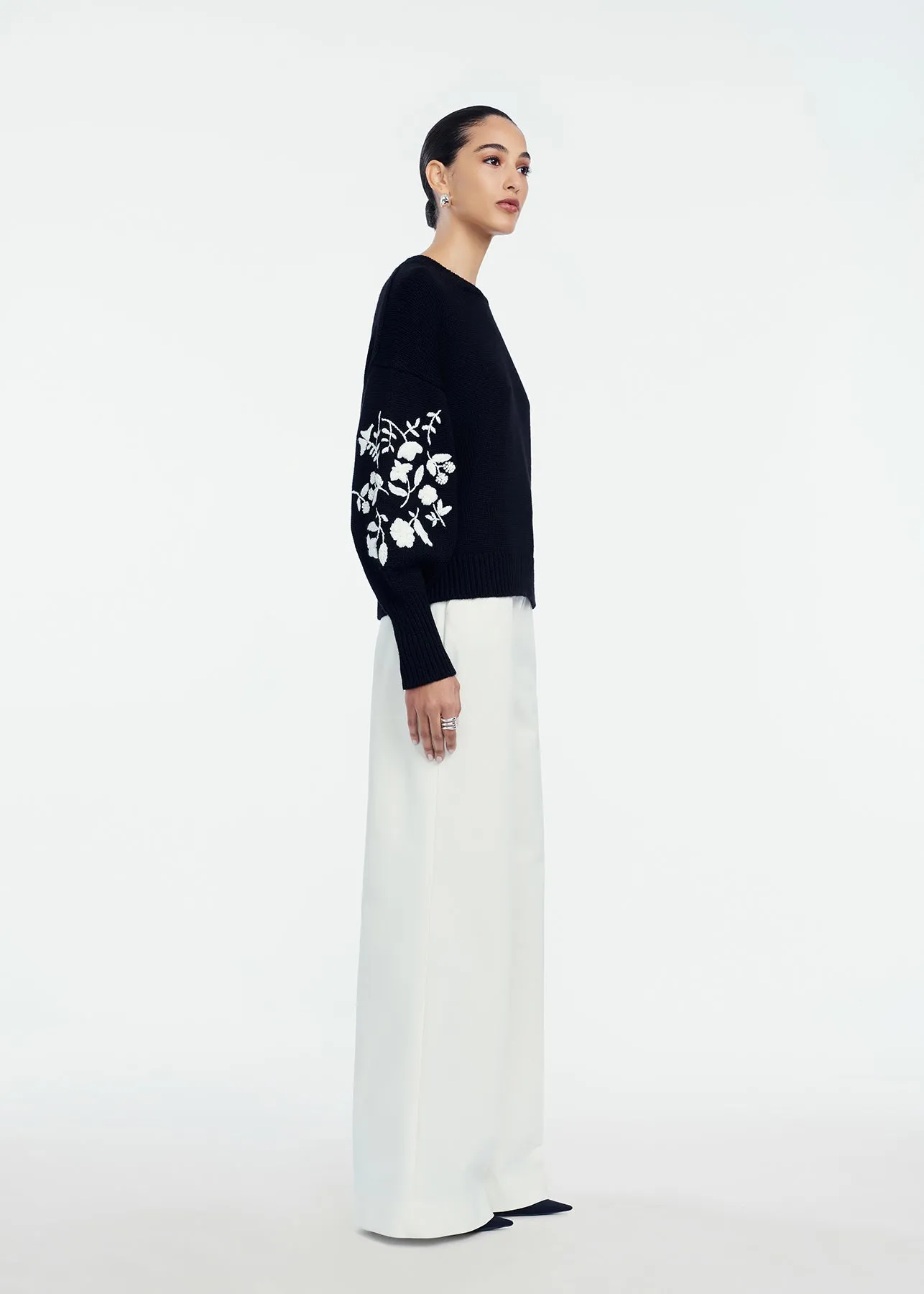 Floral Embroidered Knit sold by Lela Rose product image thumbnail 2