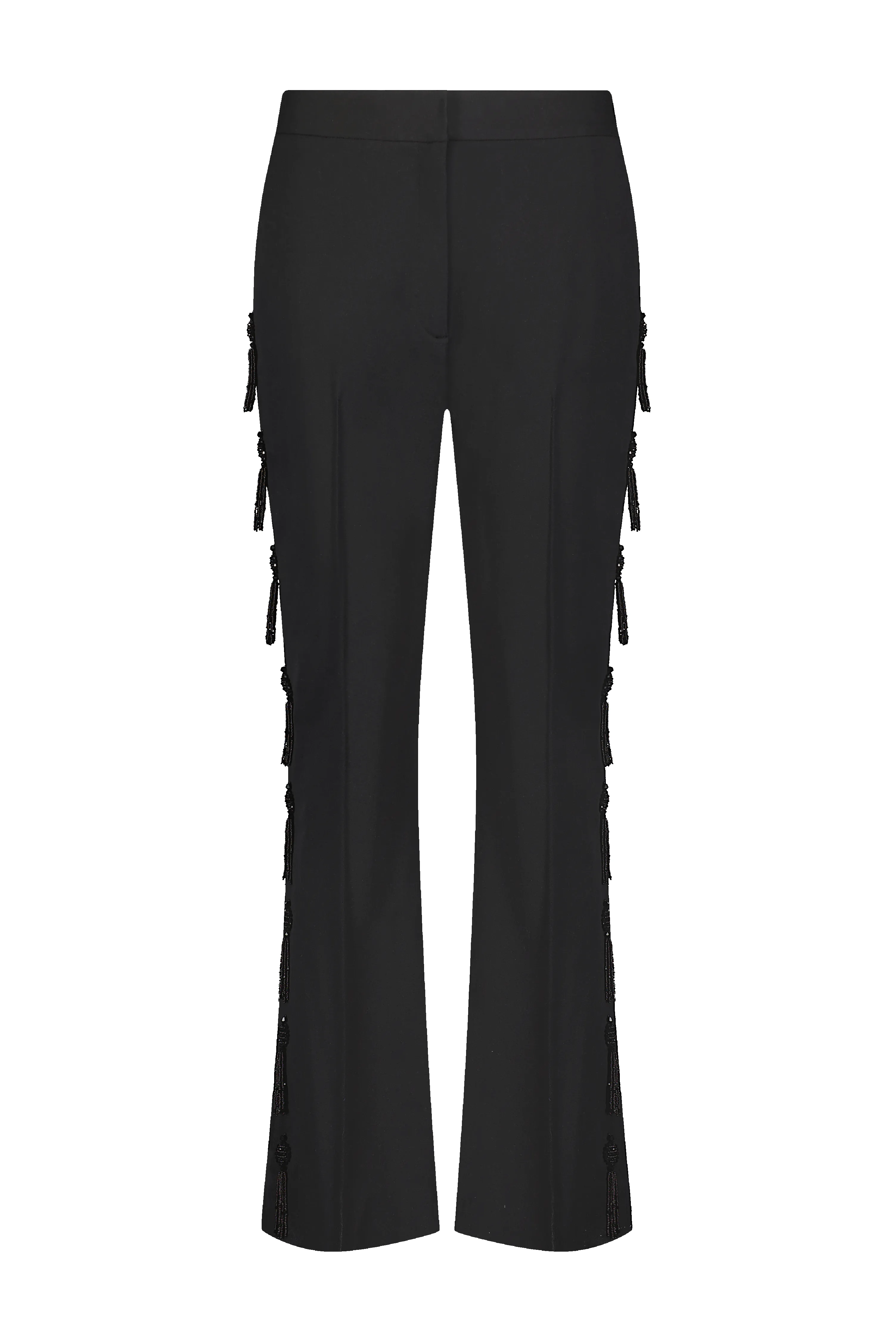 Tassel Embroidered Stretch Cotton Demi Pant sold by Lela Rose product image thumbnail 5