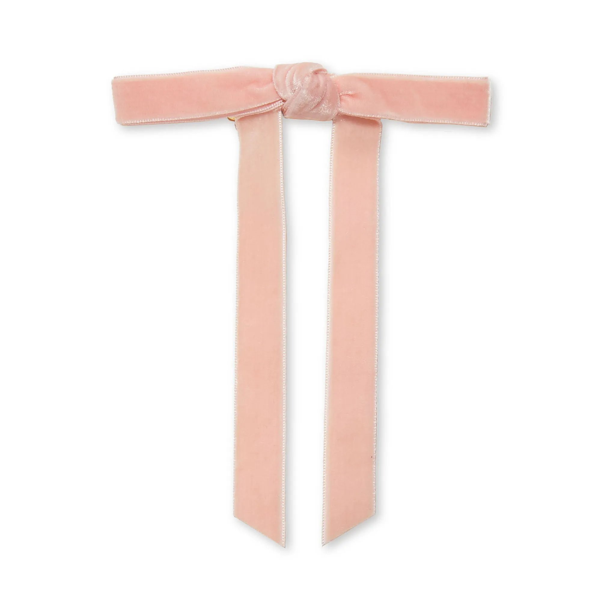 BLUSH BARDOT BOW BARRETTE sold by Lele Sadoughi