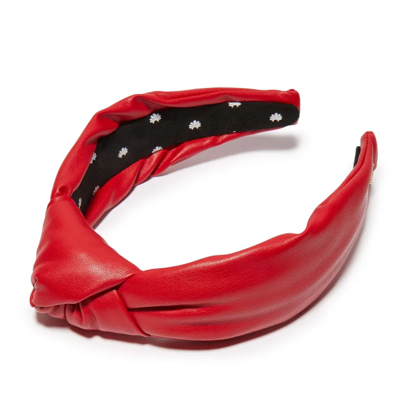 RUBY FAUX LEATHER KNOTTED HEADBAND sold by Lele Sadoughi