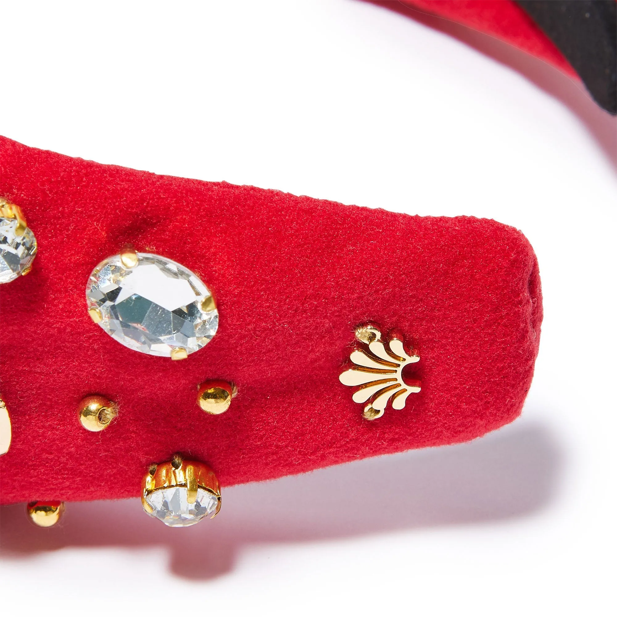 RED FOOTBALL KNOTTED HEADBAND sold by Lele Sadoughi product image thumbnail 3