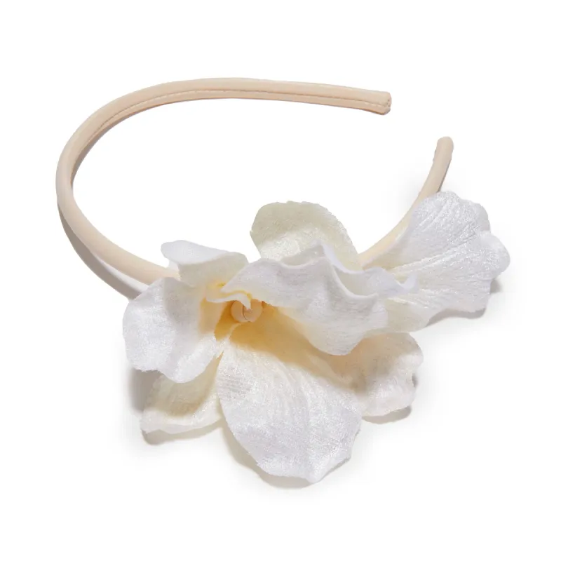 IVORY BLAIR ORCHID HEADBAND sold by Lele Sadoughi