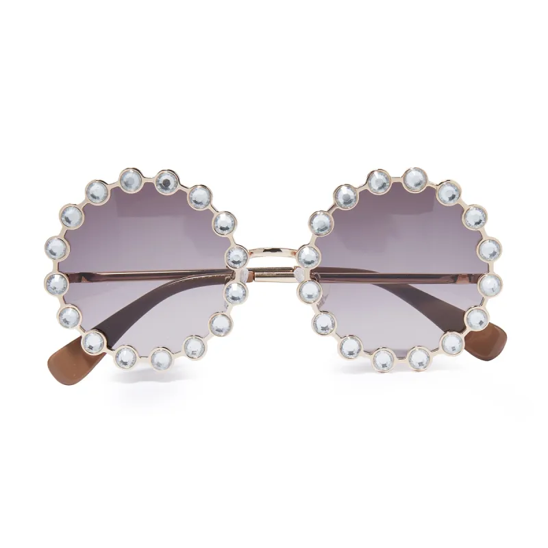 CRYSTAL ELTON SUNGLASSES sold by Lele Sadoughi