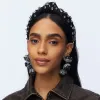 JET JEWELED KNOTTED HEADBAND sold by Lele Sadoughi