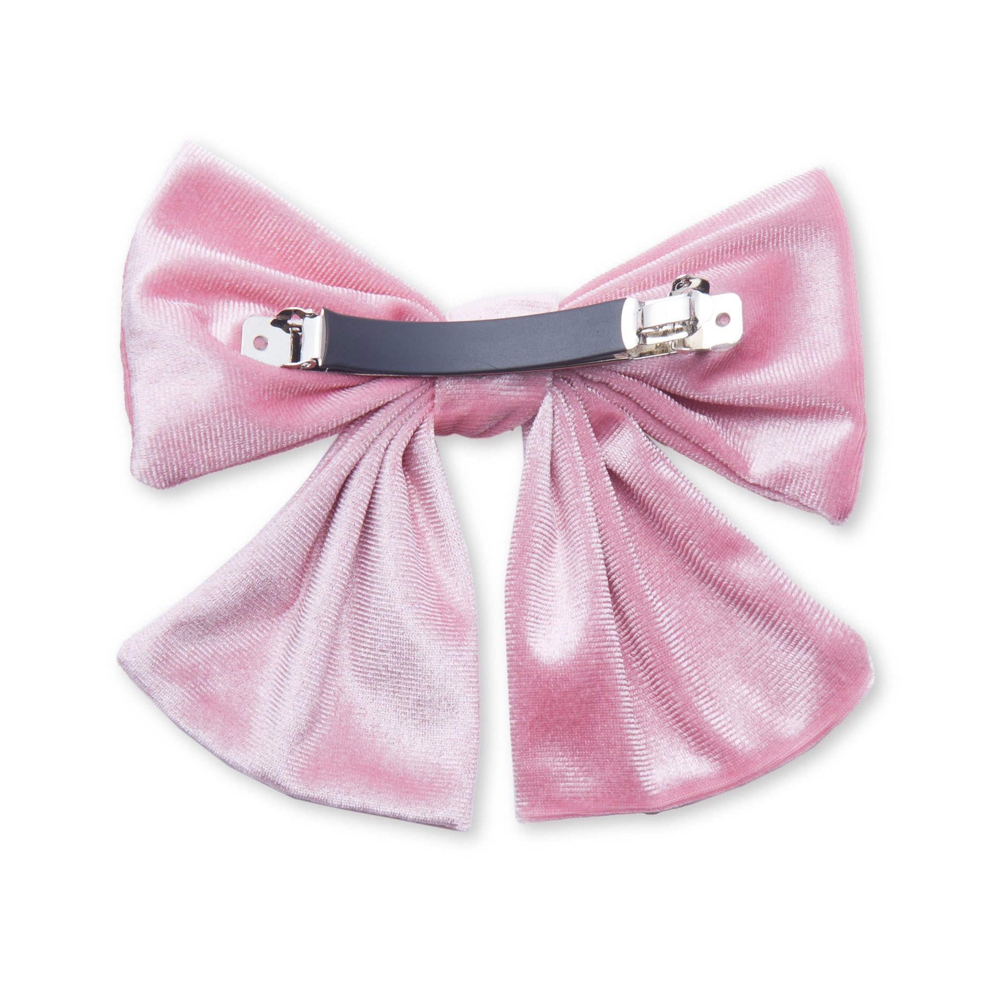 ROSE PINK JUMBO VELVET BOW BARRETTE sold by Lele Sadoughi product image thumbnail 2