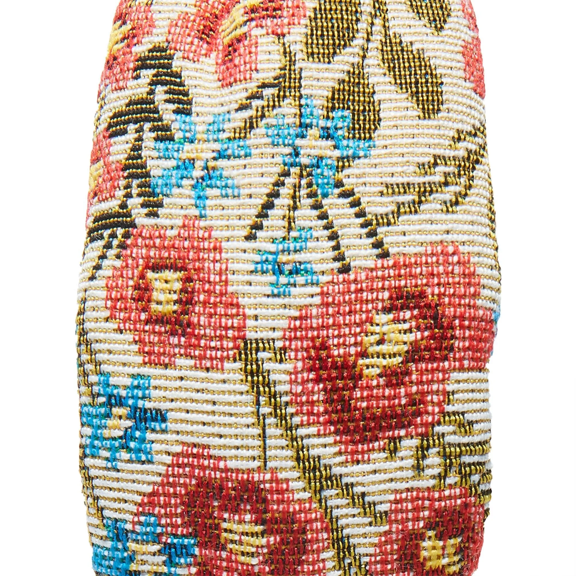 CORAL FLORAL BROCADE KNOTTED HEADBAND sold by Lele Sadoughi product image thumbnail 4