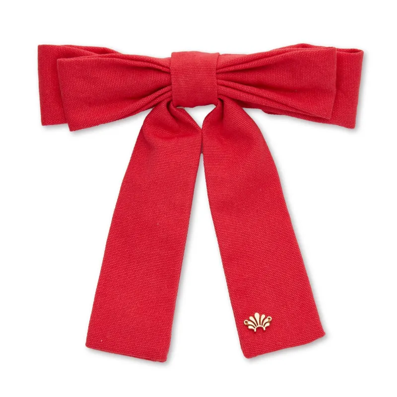 RED ANTOINETTE  BOW BARRETTE sold by Lele Sadoughi