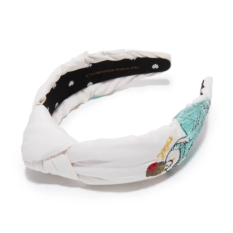 THE DANCE CLASS THE MET X LELE DEGAS EMBROIDERED KNOTTED HEADBAND sold by Lele Sadoughi