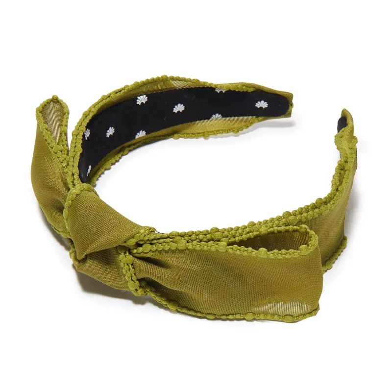 SEAWEED SHEER SHIRLEY HEADBAND sold by Lele Sadoughi