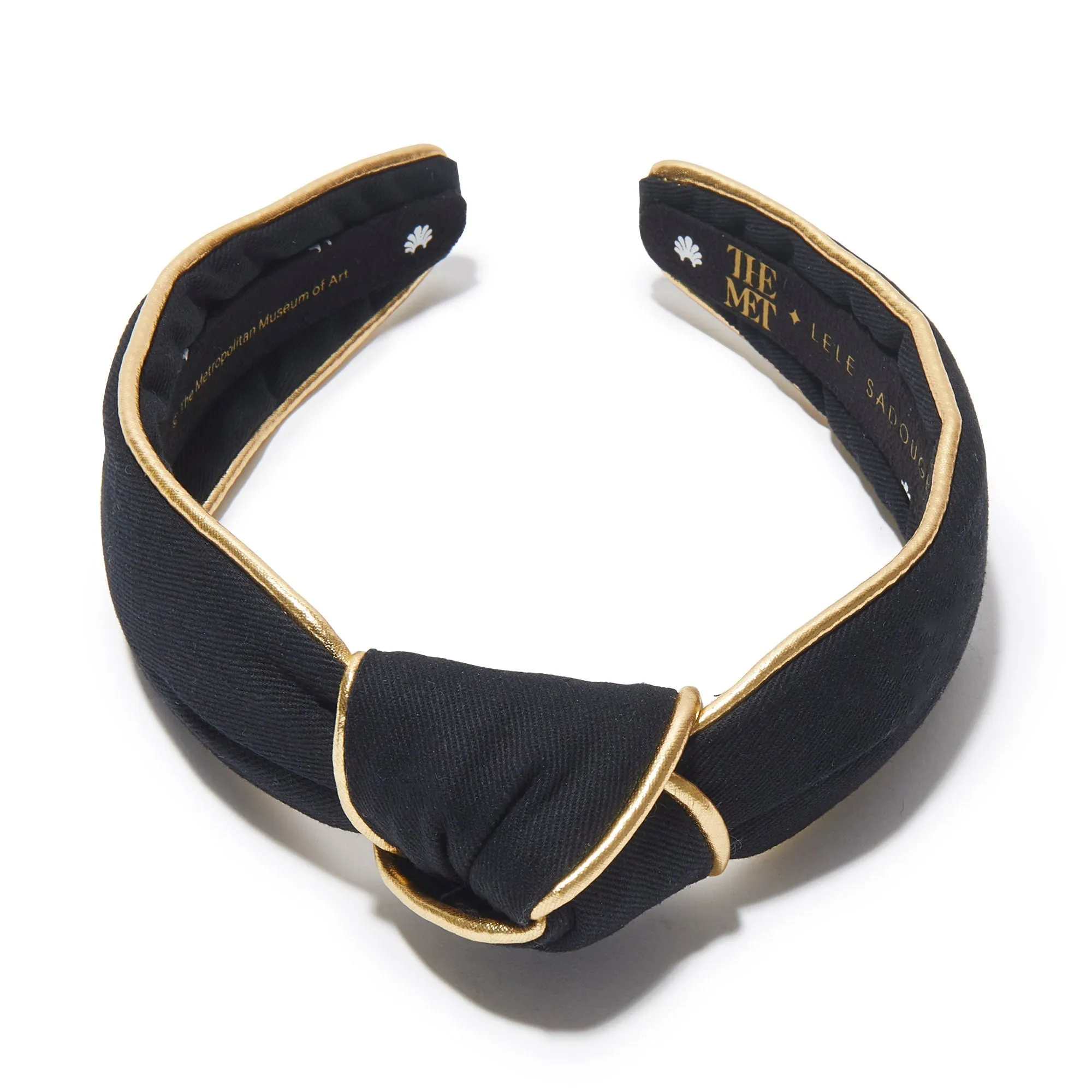 JET THE MET X LELE SLIM KNOTTED HEADBAND sold by Lele Sadoughi product image thumbnail 4