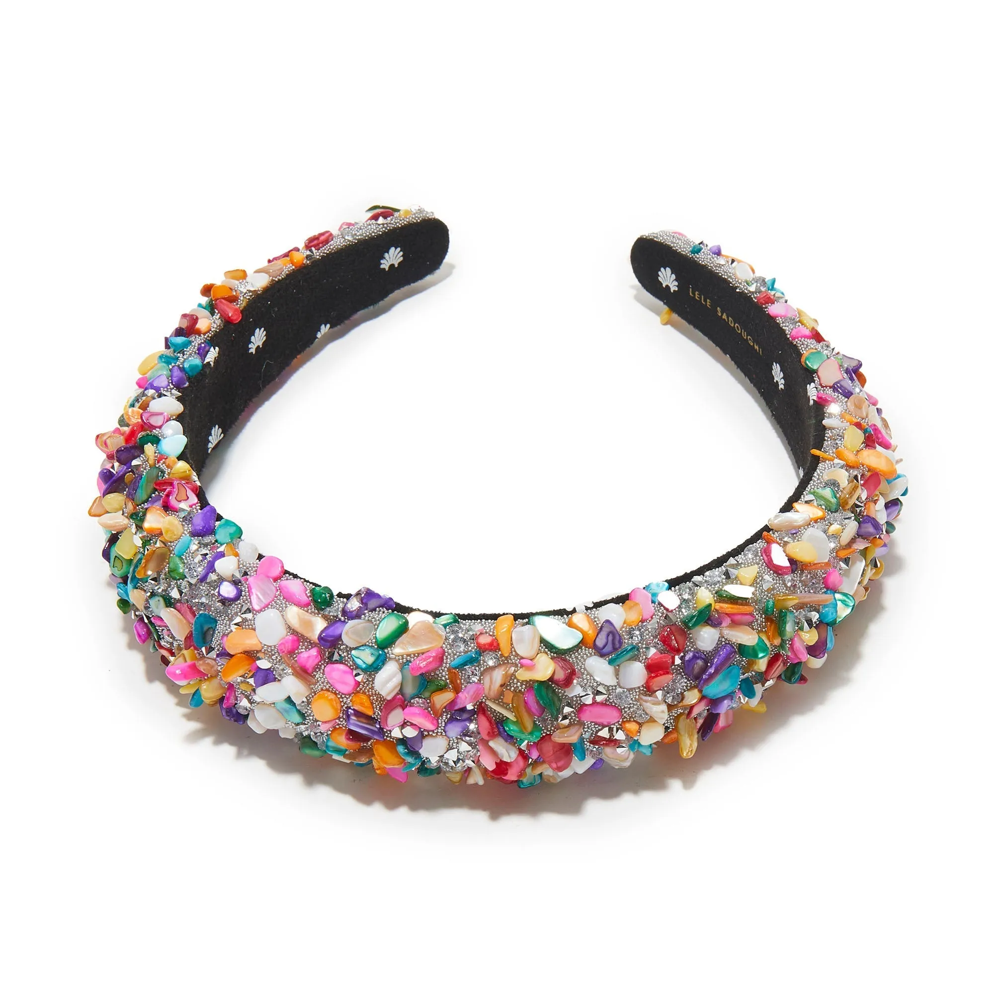 CRYSTAL CONFETTI ALL OVER CRYSTAL ALICE HEADBAND sold by Lele Sadoughi product image thumbnail 5
