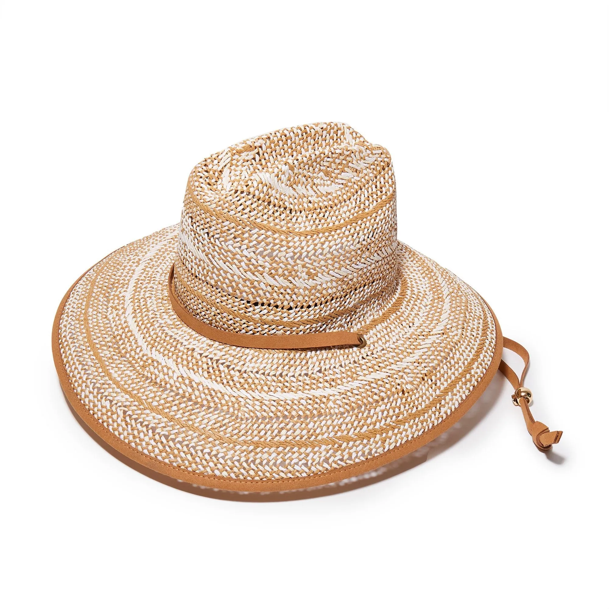 PECAN STRAW WOVEN HAT sold by Lele Sadoughi