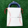 CHICAGO CUBS LELE SADOUGHI / MLB IVORY EMBROIDERED KNOTTED HEADBAND sold by Lele Sadoughi
