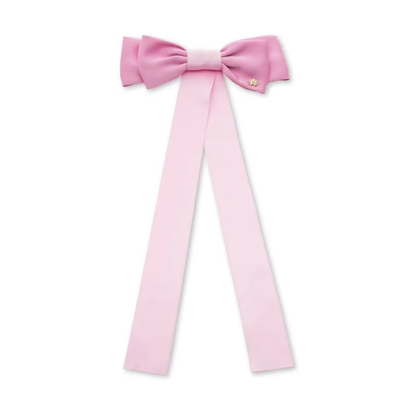 LIPSTICK PINK JANE BOW BARRETTE sold by Lele Sadoughi