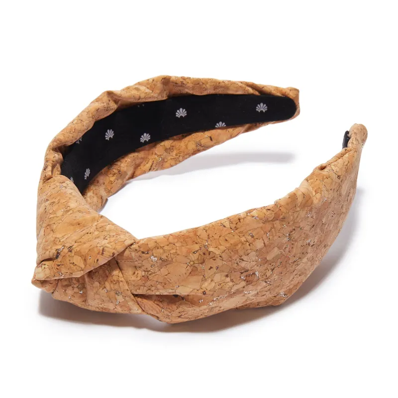 GOLD CORK KNOTTED HEADBAND sold by Lele Sadoughi