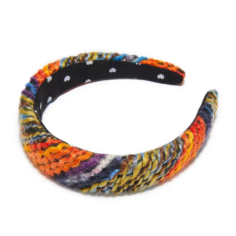SUNSET MIXED YARN ALICE HEADBAND made by Lele Sadoughi