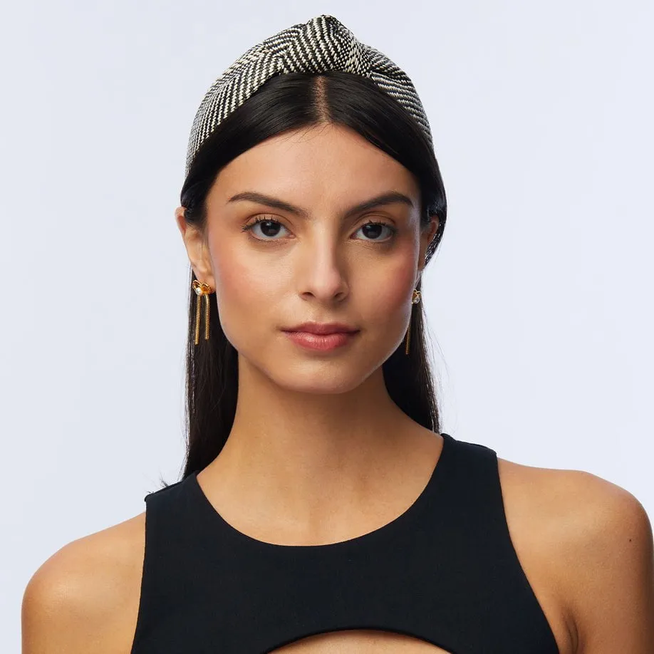 JET NATURAL MULTI WEAVE KNOTTED HEADBAND sold by Lele Sadoughi product image thumbnail 2