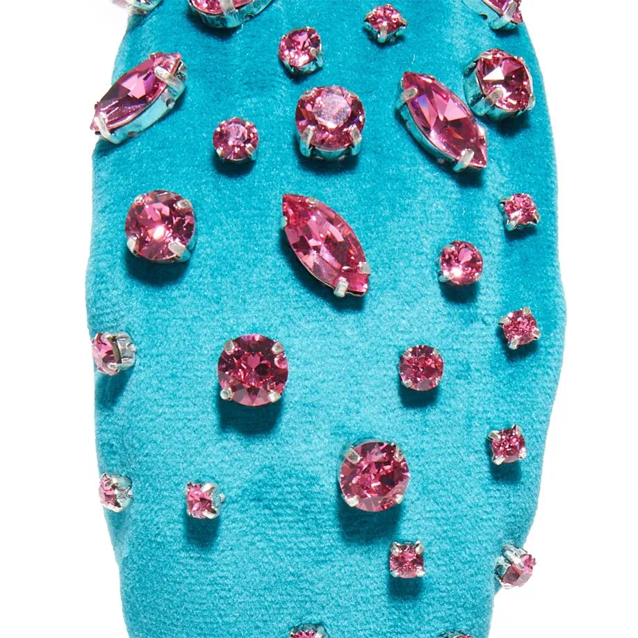 SWALLOW SWAROVSKI® MELANGE KNOTTED HEADBAND sold by Lele Sadoughi product image thumbnail 3