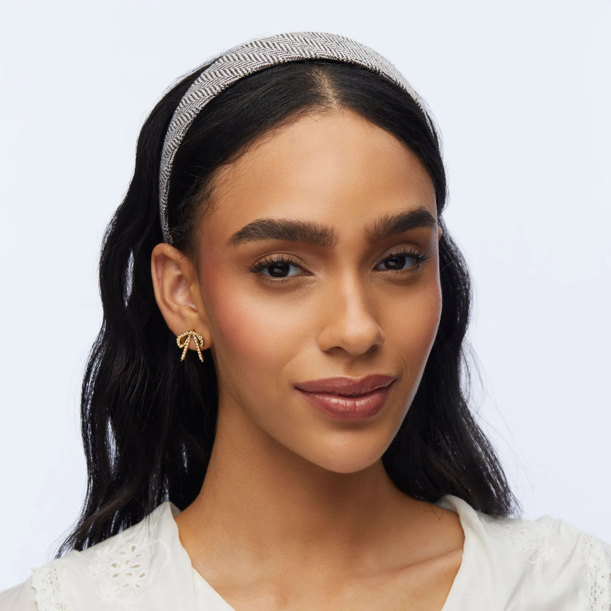 JET TWEED BESSETTE HEADBAND sold by Lele Sadoughi product image thumbnail 2