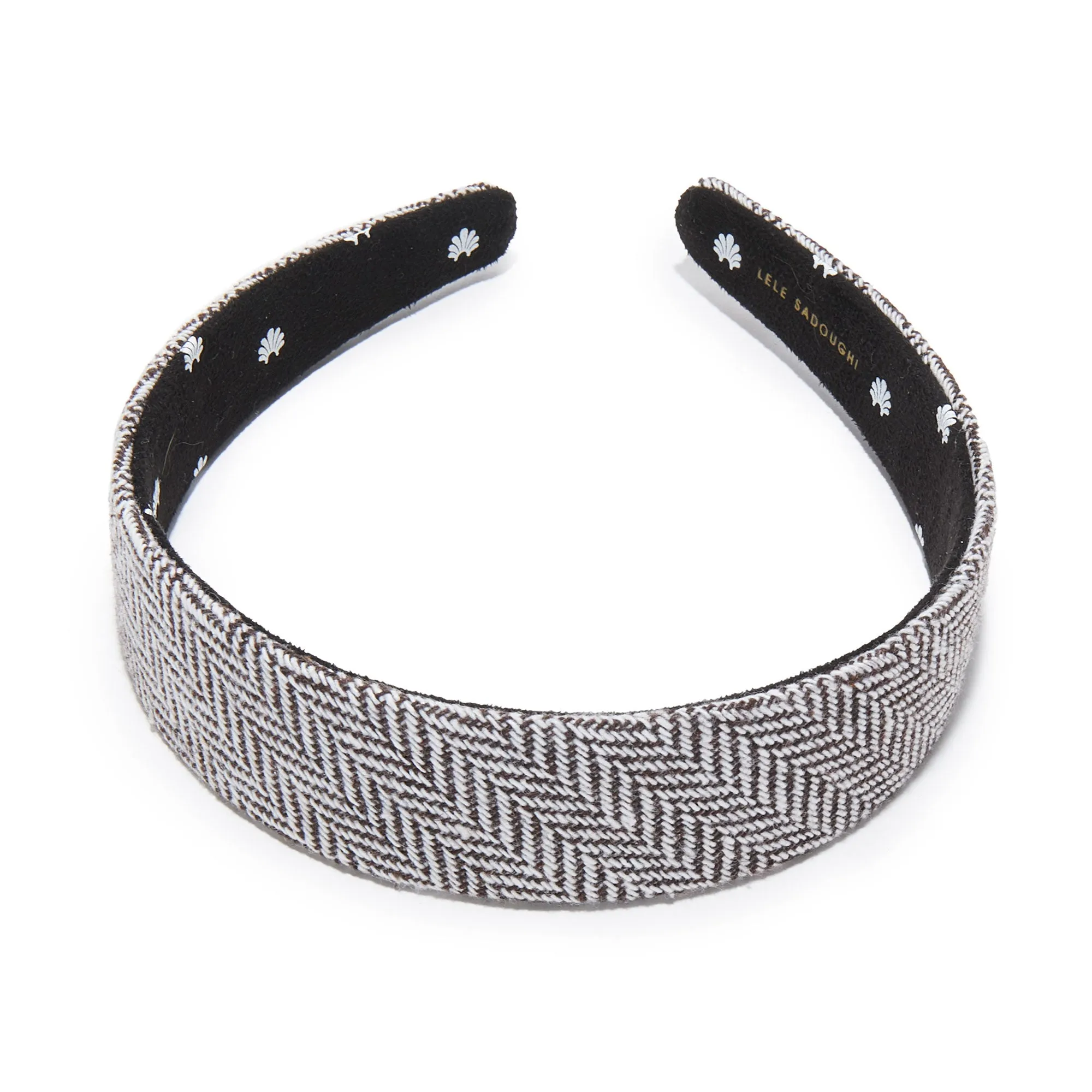 JET TWEED BESSETTE HEADBAND sold by Lele Sadoughi product image thumbnail 3
