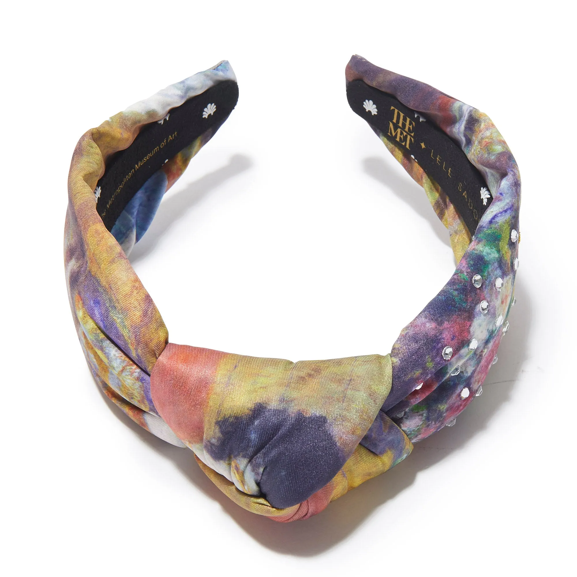 MADAME CHARPENTIER THE MET X LELE RENOIR PRINTED KNOTTED HEADBAND sold by Lele Sadoughi product image thumbnail 4