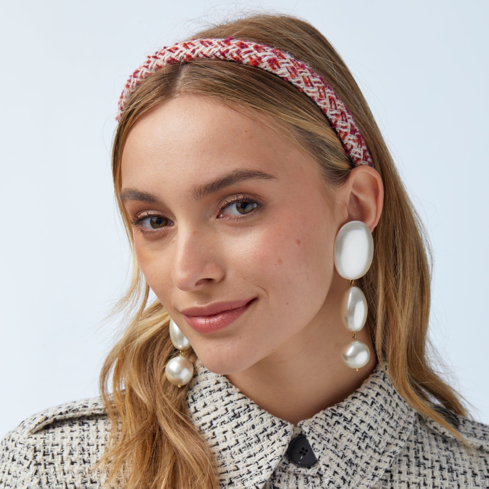 SCARLET TWEED GIGI HEADBAND sold by Lele Sadoughi product image thumbnail 2