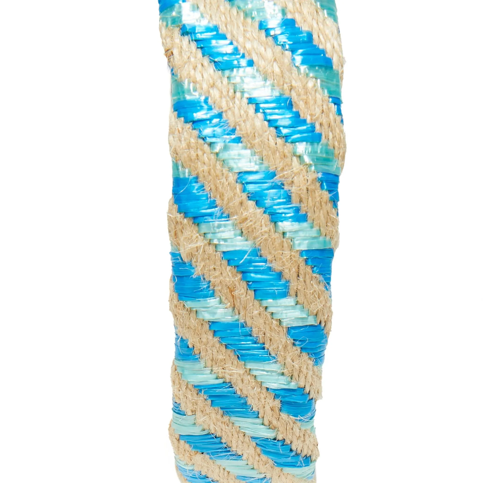 OCEAN STRIPE RAFFIA SLIM KNOTTED HEADBAND sold by Lele Sadoughi product image thumbnail 3