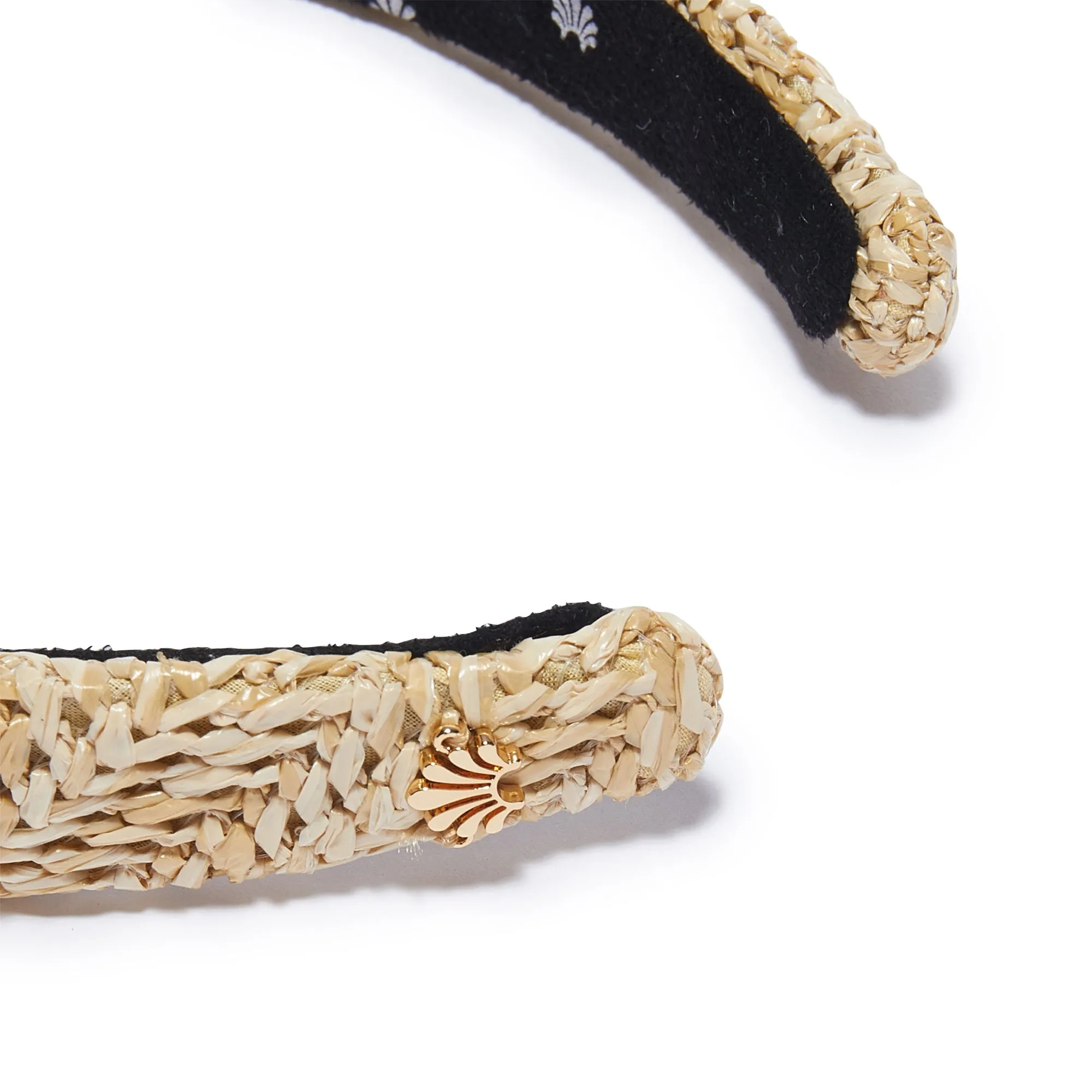 NATURAL RAFFIA BESSETTE HEADBAND sold by Lele Sadoughi product image thumbnail 3
