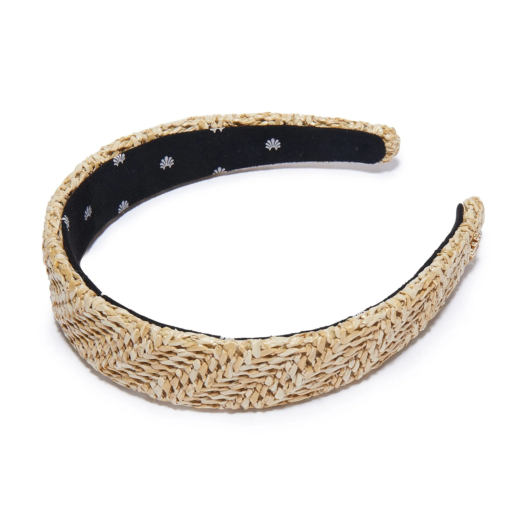 NATURAL RAFFIA BESSETTE HEADBAND sold by Lele Sadoughi