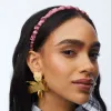 ROSE JESSIE SILK HEADBAND sold by Lele Sadoughi