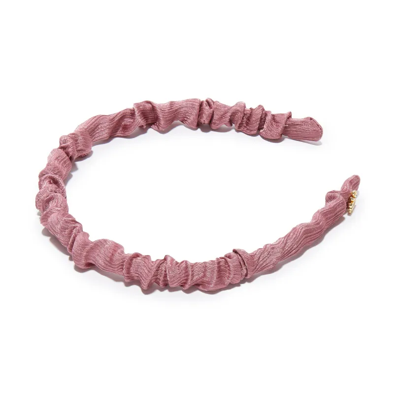 ROSE JESSIE SILK HEADBAND sold by Lele Sadoughi