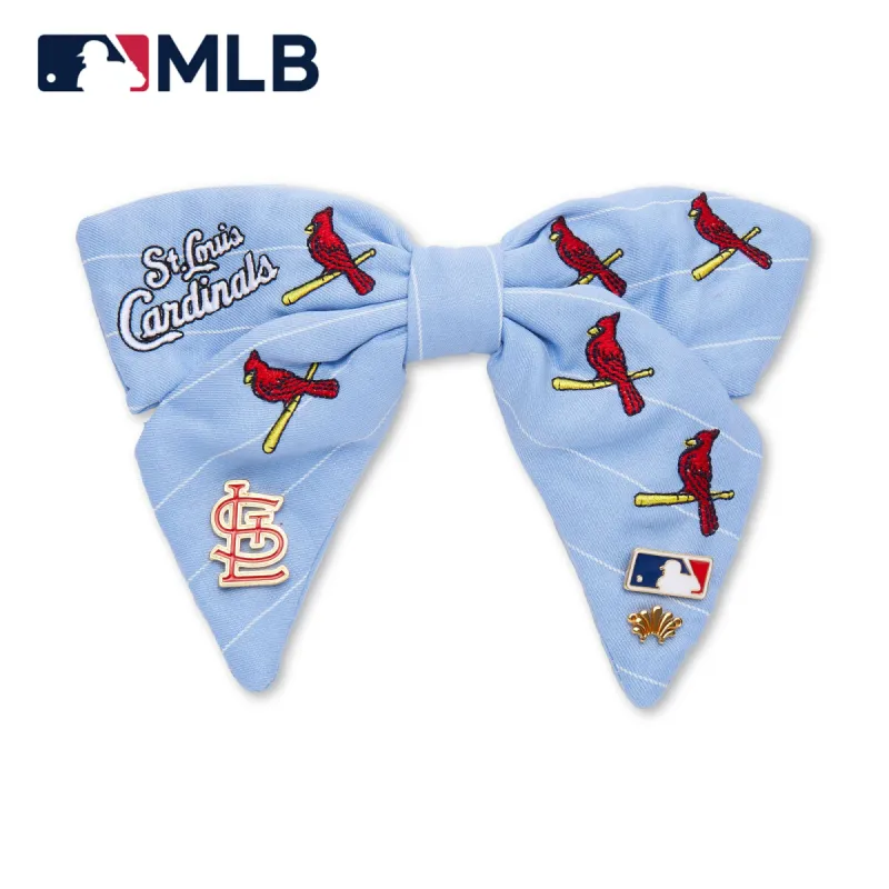 ST LOUIS CARDINALS LELE SADOUGHI / MLB SKY MLB BOW BARRETTE sold by Lele Sadoughi