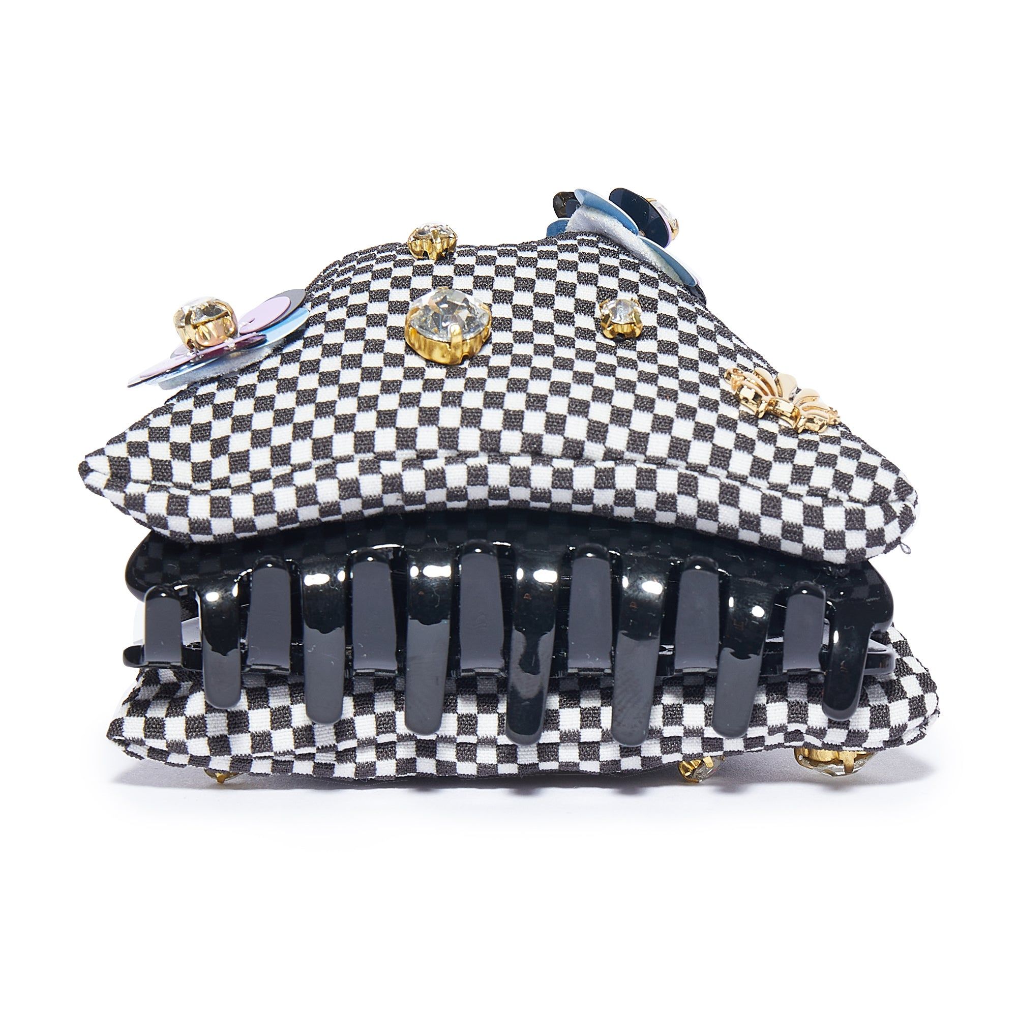 LAVENDER FUSION ZINNIA CRYSTAL PAILLETTE SIMONE CLIP sold by Lele Sadoughi product image thumbnail 5