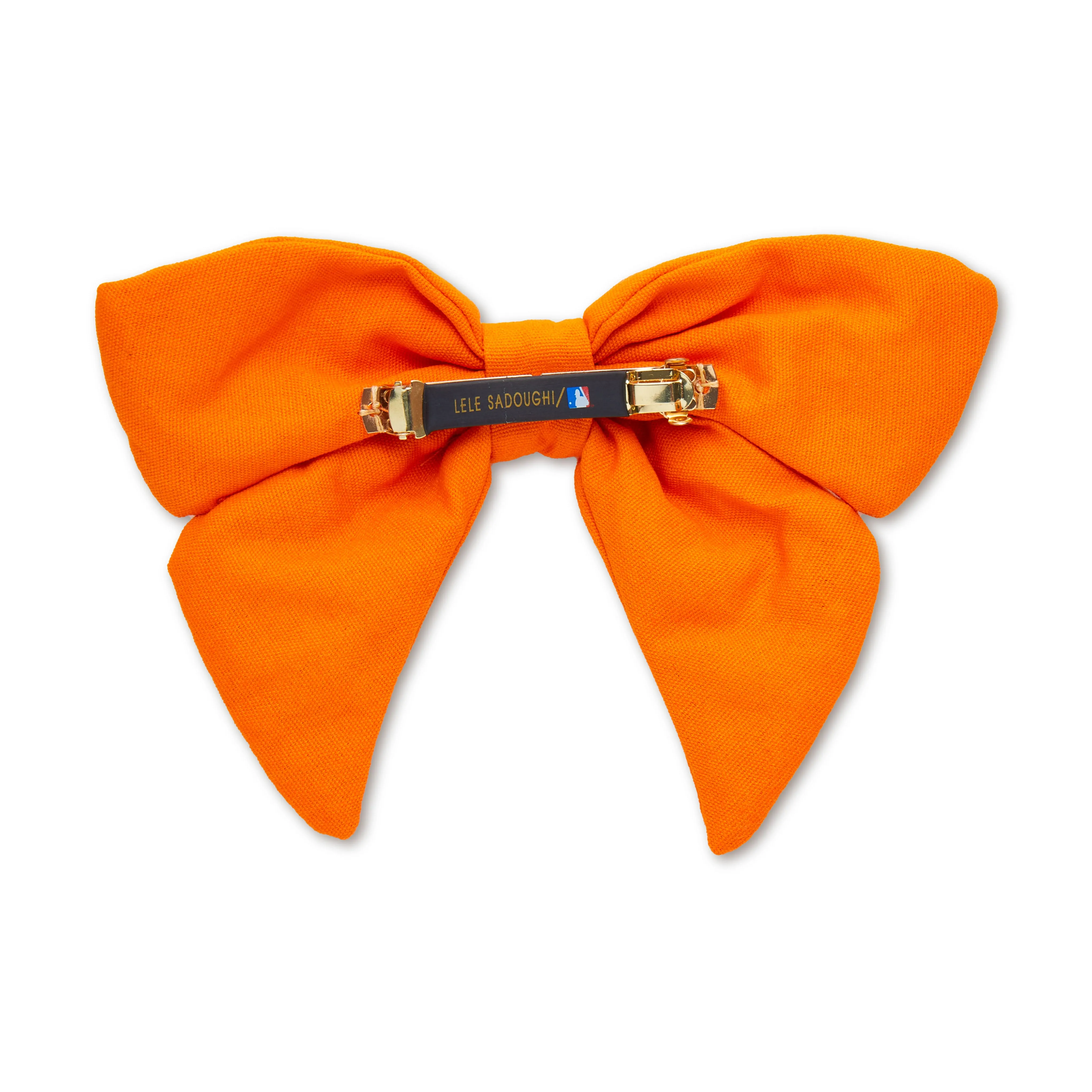 HOUSTON ASTROS LELE SADOUGHI / MLB BOW BARRETTE sold by Lele Sadoughi product image thumbnail 3