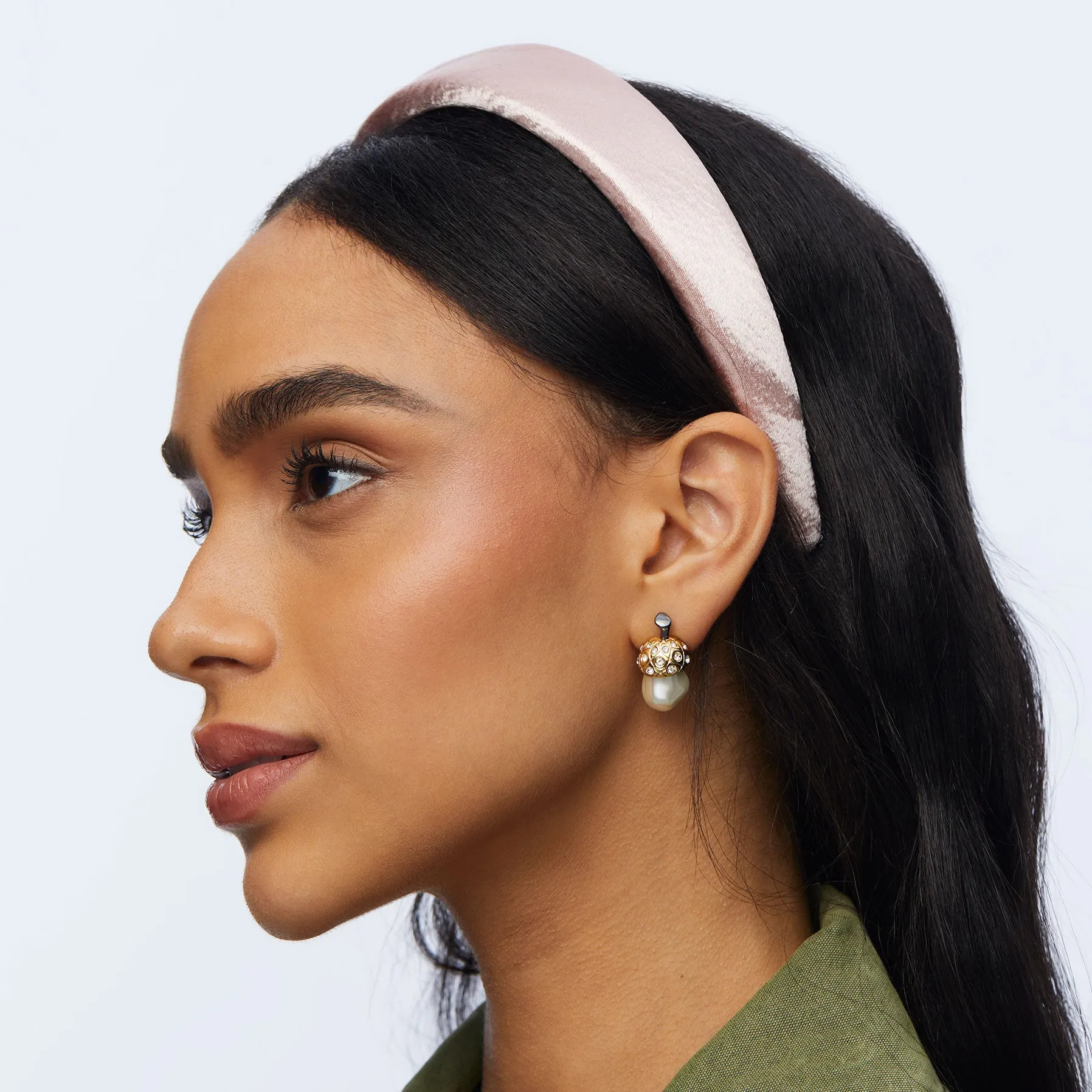 BLUSH SILK ALICE HEADBAND sold by Lele Sadoughi product image thumbnail 2