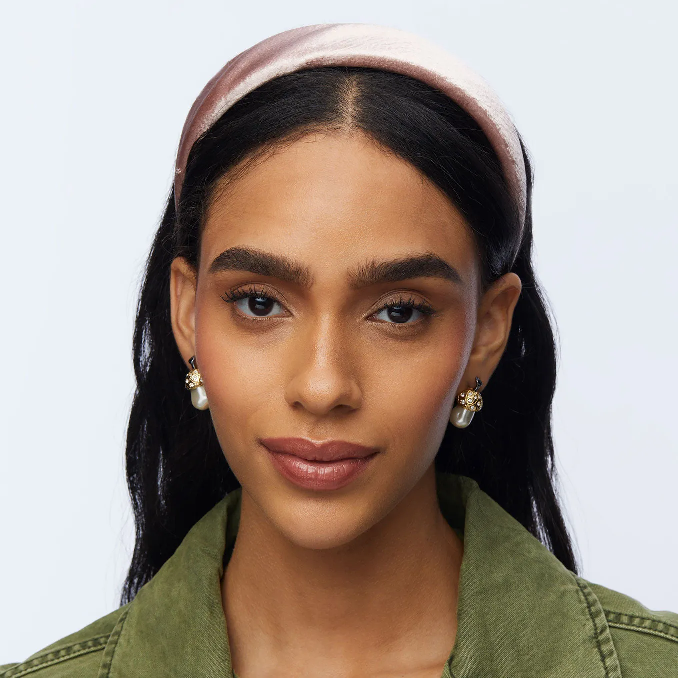 BLUSH SILK ALICE HEADBAND sold by Lele Sadoughi product image thumbnail 3