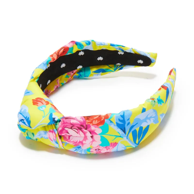 MATILDA BLOOM PRINTED KNOTTED HEADBAND sold by Lele Sadoughi