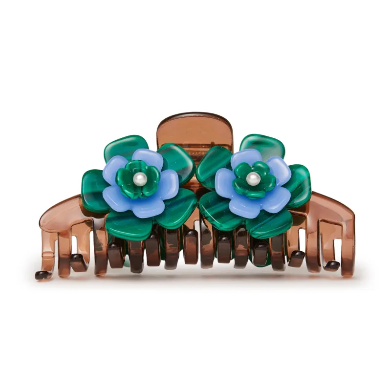 ROOTBEER DAISY CLAW CLIP sold by Lele Sadoughi