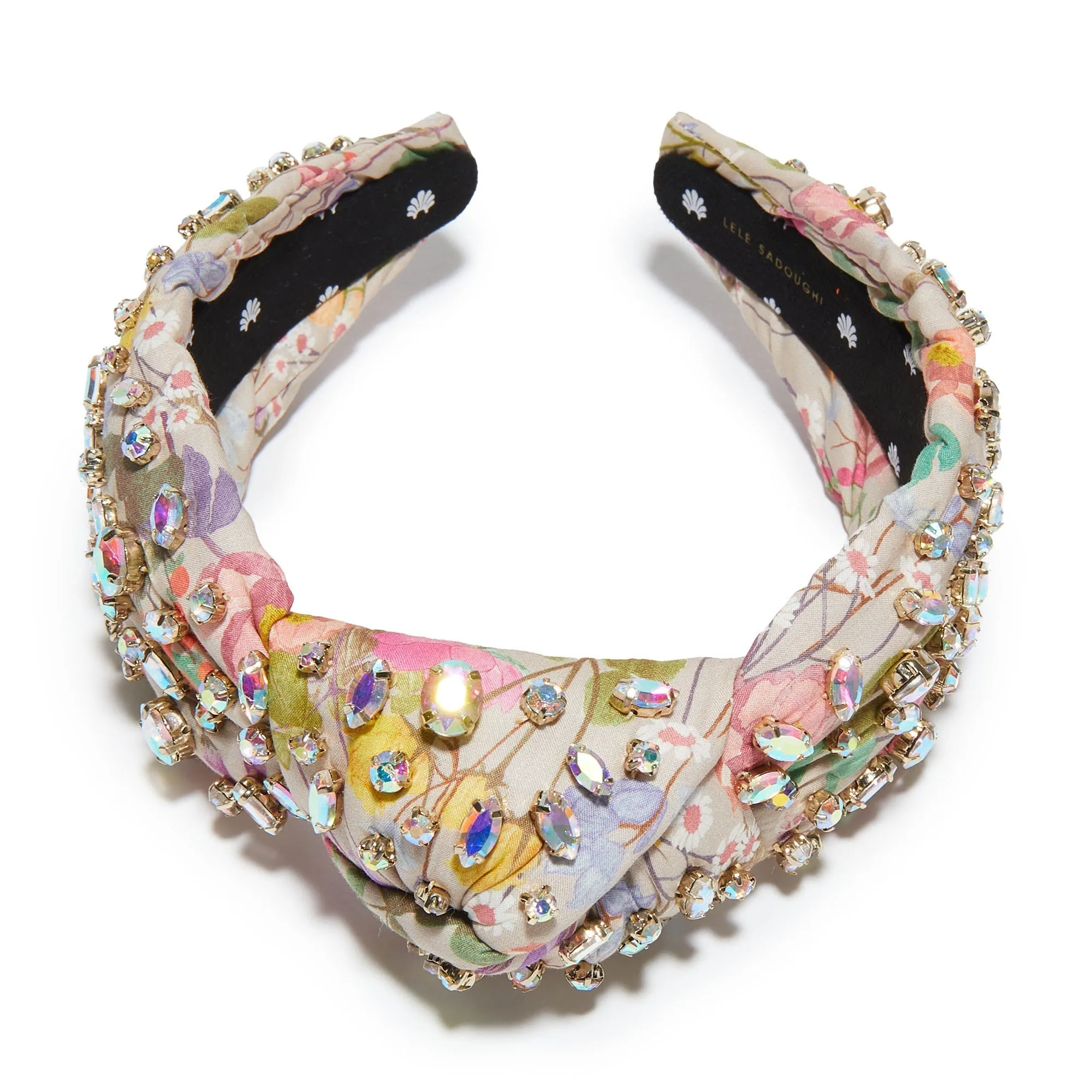 DUSK FAIRYTALE FOREST MIXED CRYSTAL KNOTTED HEADBAND sold by Lele Sadoughi product image thumbnail 5