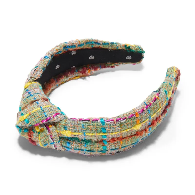 DESERT RAINBOW BOUCLE KNOTTED HEADBAND sold by Lele Sadoughi