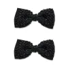 LELE X SJP JET GROSGRAIN BEADED BOW SHOE CLIPS sold by Lele Sadoughi