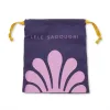DUSK FAIRYTALE FOREST PRINTED BOW BARRETTE sold by Lele Sadoughi
