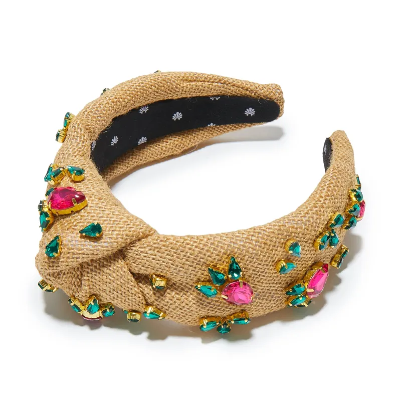 NATURAL CRYSTAL RADISH KNOTTED HEADBAND sold by Lele Sadoughi