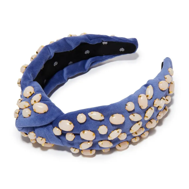 MIDNIGHT STAR PEBBLE CABOCHON KNOTTED HEADBAND sold by Lele Sadoughi