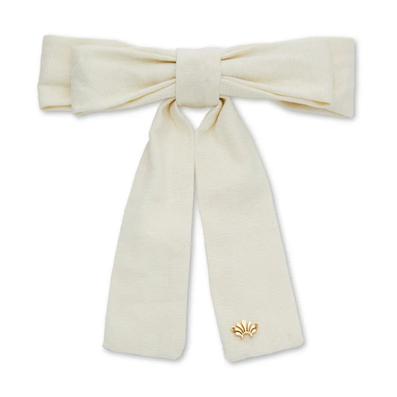 IVORY ANTOINETTE  BOW BARRETTE sold by Lele Sadoughi