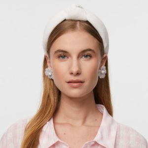 PORCELAIN TERRY KNOTTED HEADBAND sold by Lele Sadoughi