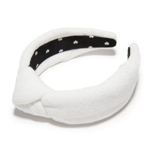 PORCELAIN TERRY KNOTTED HEADBAND sold by Lele Sadoughi
