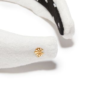 PORCELAIN TERRY KNOTTED HEADBAND sold by Lele Sadoughi