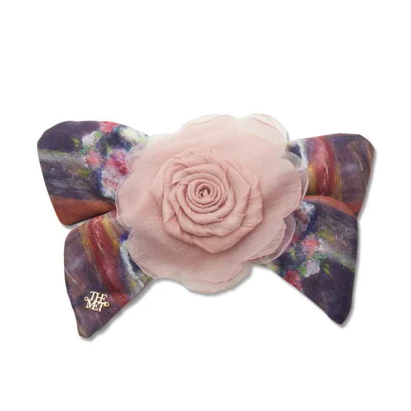 MADAME CHARPENTIER THE MET X LELE RENOIR PRINTED BOW BARRETTE sold by Lele Sadoughi